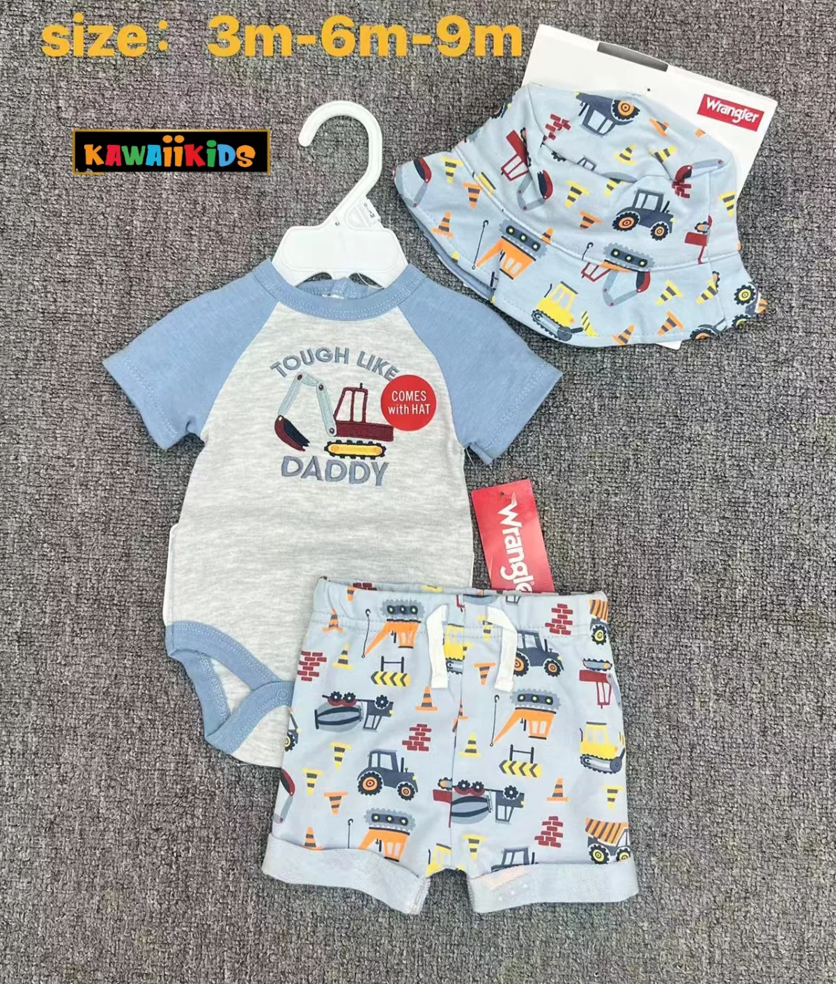 Ensemble 3 pièces avec chapeau