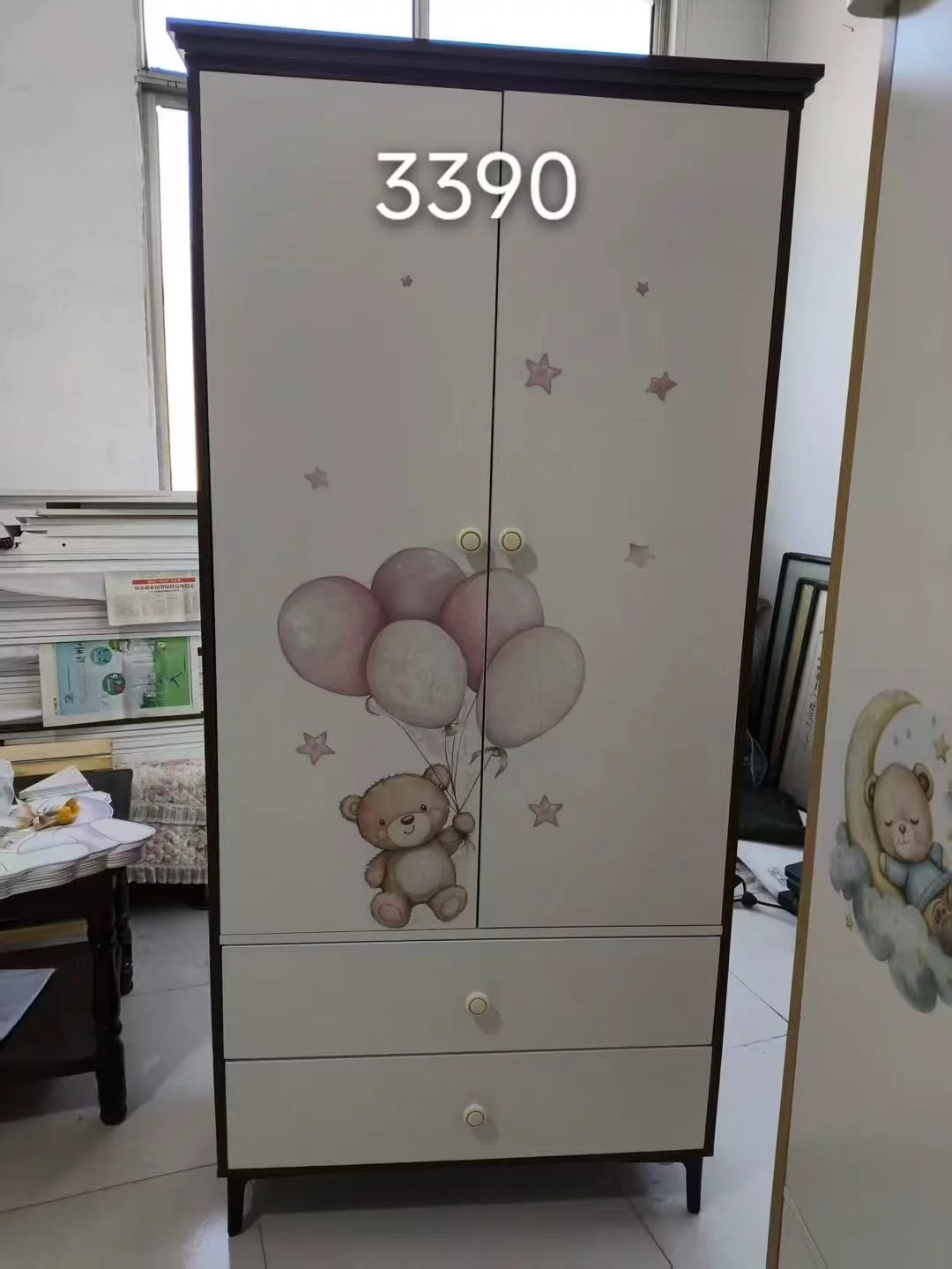 Armoire 2 portes en bois 3390