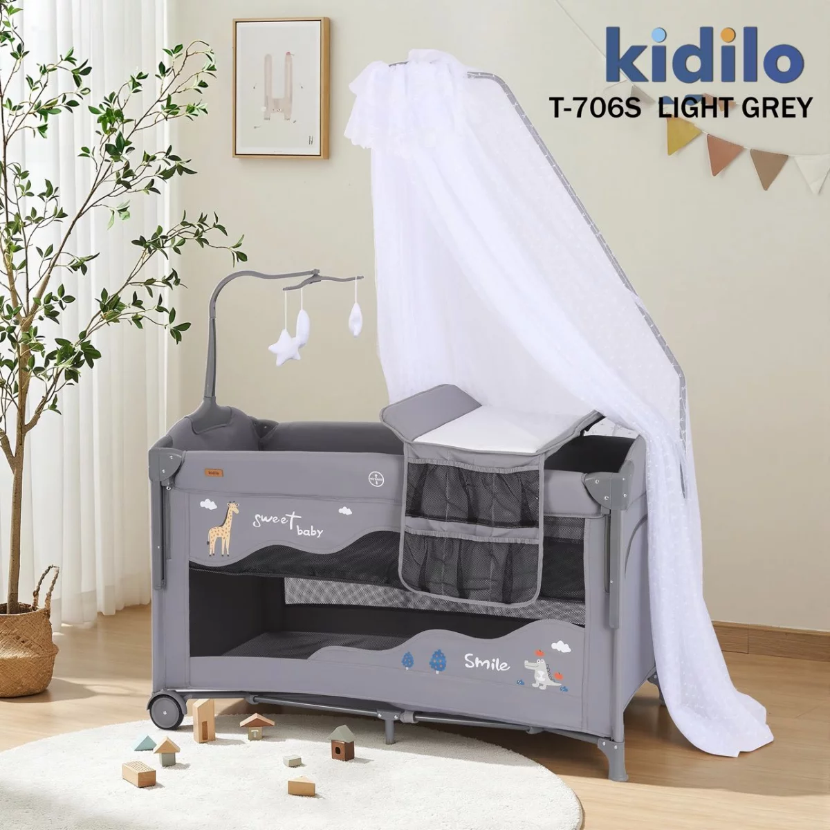 Berceau cododo pliable T706S