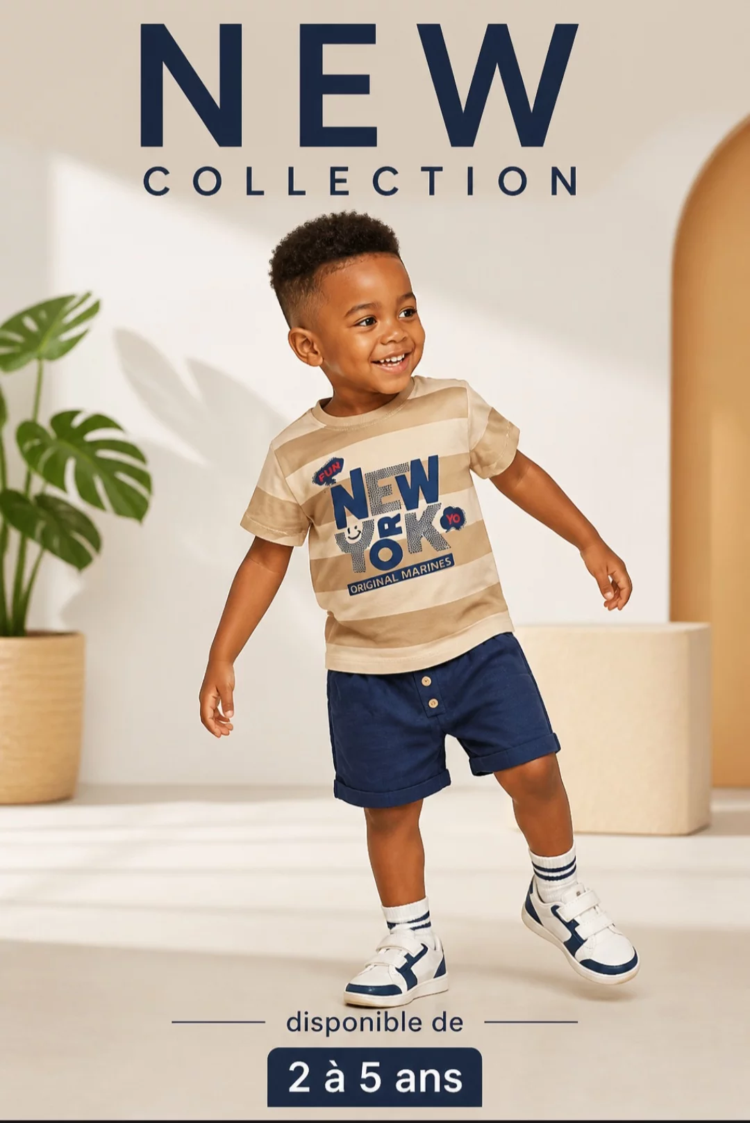 Ensemble short & tee-shirt "new york"